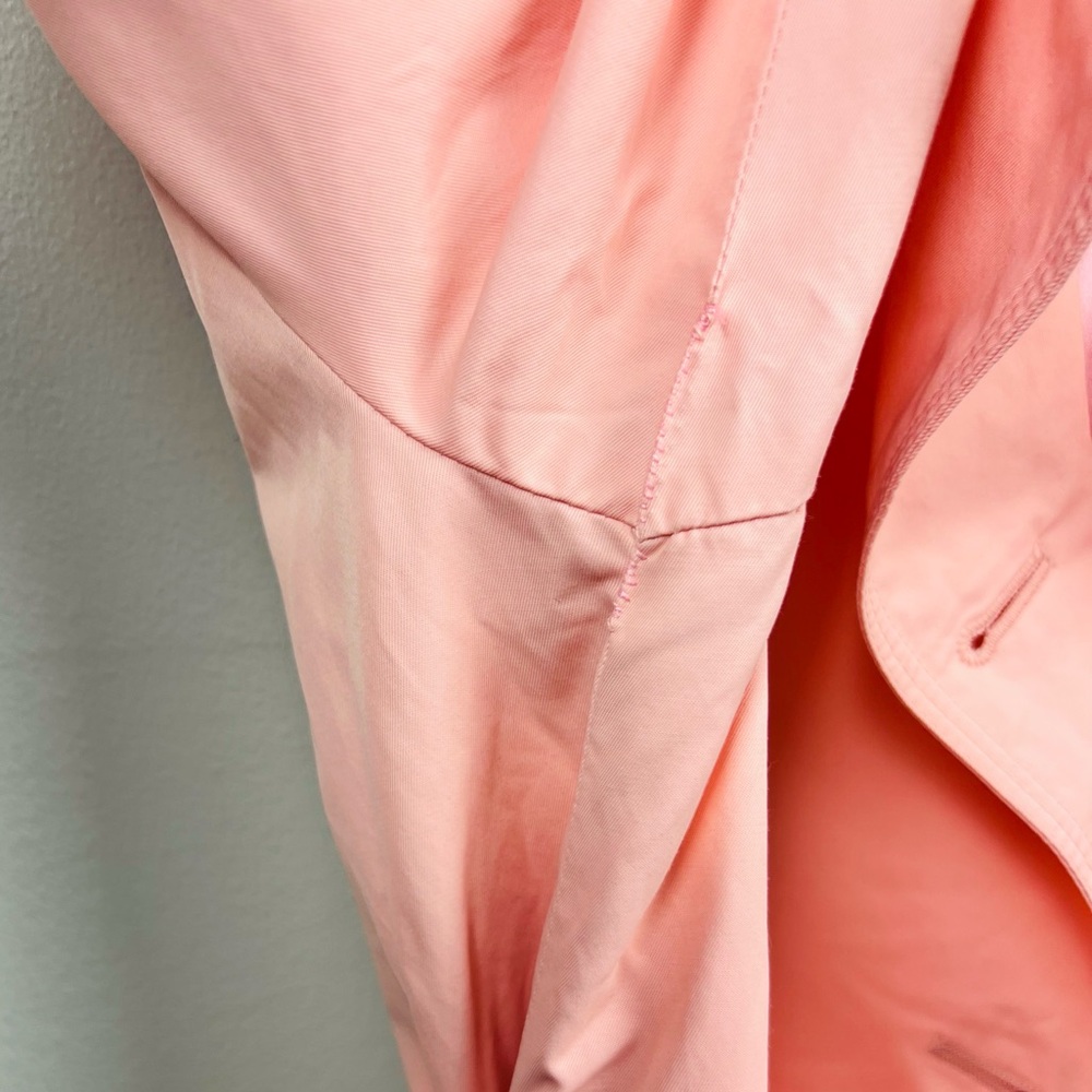 Anne Klein Bubblegum Belted Pink Trench Coat – Size 8 - Picture 5 of 15